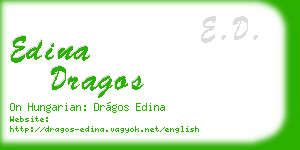 edina dragos business card
